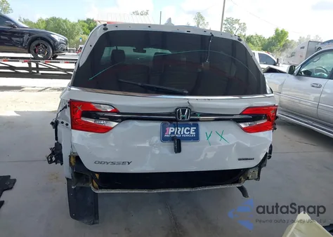 2021 Honda Odyssey Touring from USA, damaged, VIN 5FNRL6H80MB003323